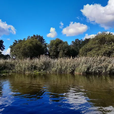 Hausboot-schwimmendes-ferienhaus-im-havelbogen-haus-auf-dem-wasser Nyaraló *